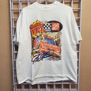 Vintage Tony Stewart HOME DEPOT MAKIN DUST AROUND THE TRACK t-shirt‎